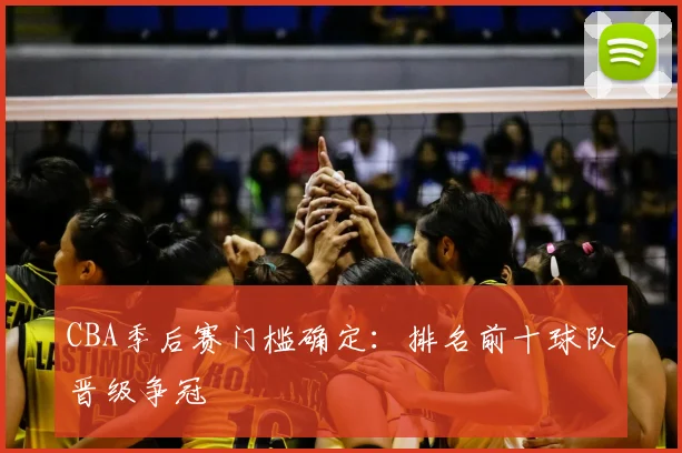 CBA季后赛门槛确定:排名前十球队晋级争冠