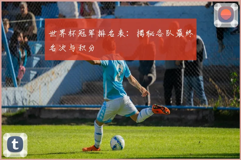 世界杯冠军排名表：揭秘各队最终名次与积分